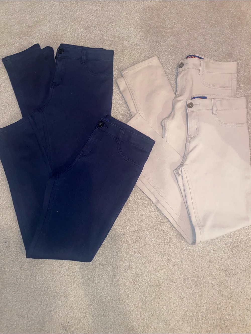4 Pair French Toast Skinny Uniform Pants